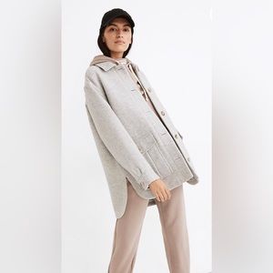 Madewell Shirt Jacket, light grey, EUC